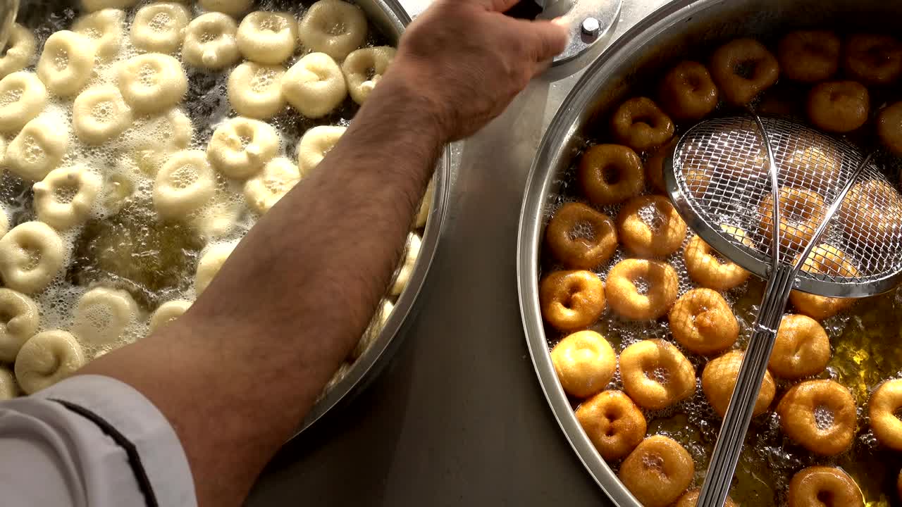 anatolia turca tradicional postre dulce donut llamado lokma