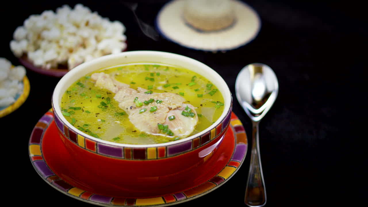 수제 치킨 수프