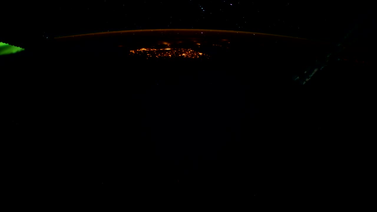 우주에서 보는 밤의 지구 행성 - nasa에 의해 제공 된 이 비디오의 요소