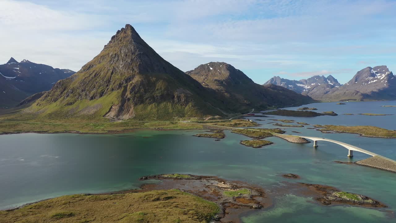 puentes de fredvang panorama de las islas lofoten