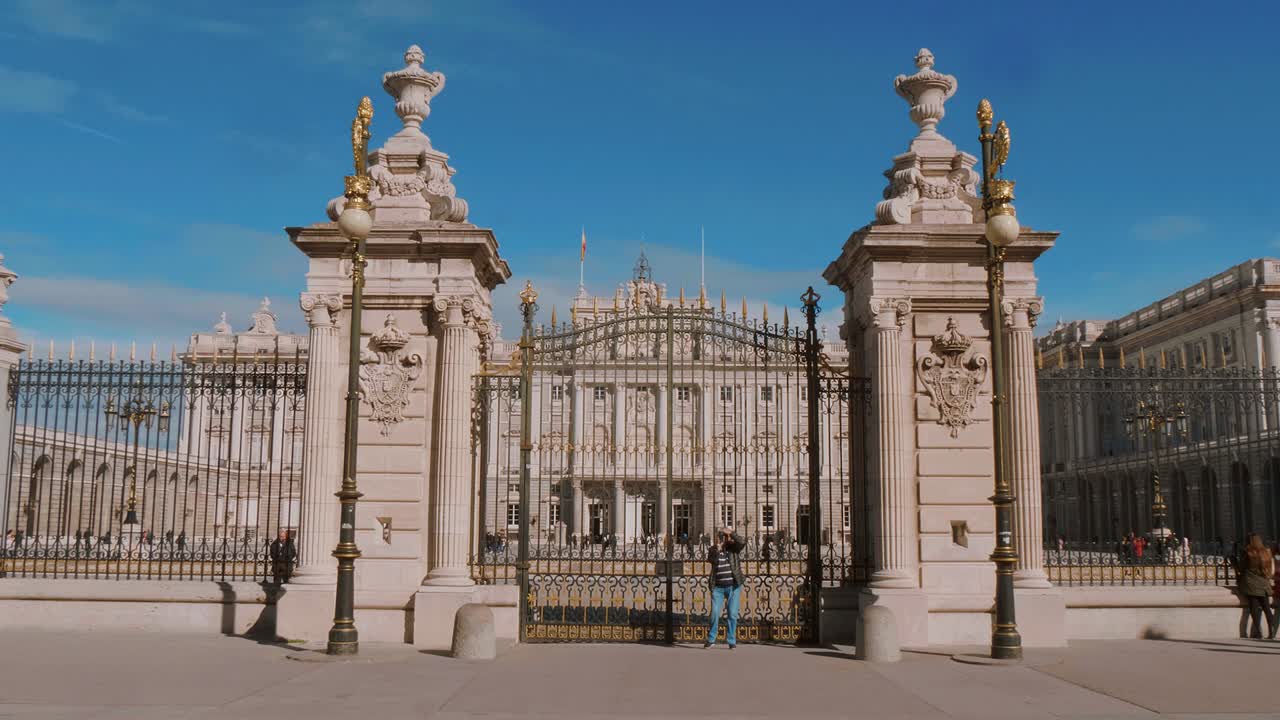 Il Palazzo Reale a Madrid chiamato Palacio Real
