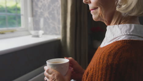 Senior-Woman-In-Wheelchair-Trying-To-Keep-Warm-By-Radiator-During-Cost-Of-Living-Energy-Crisis