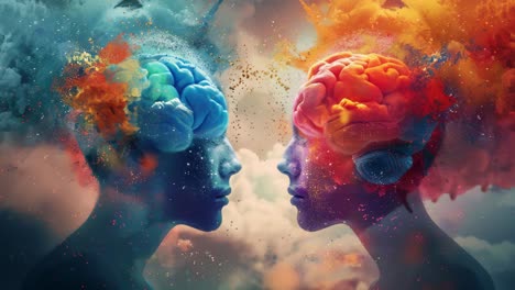 two minds colliding