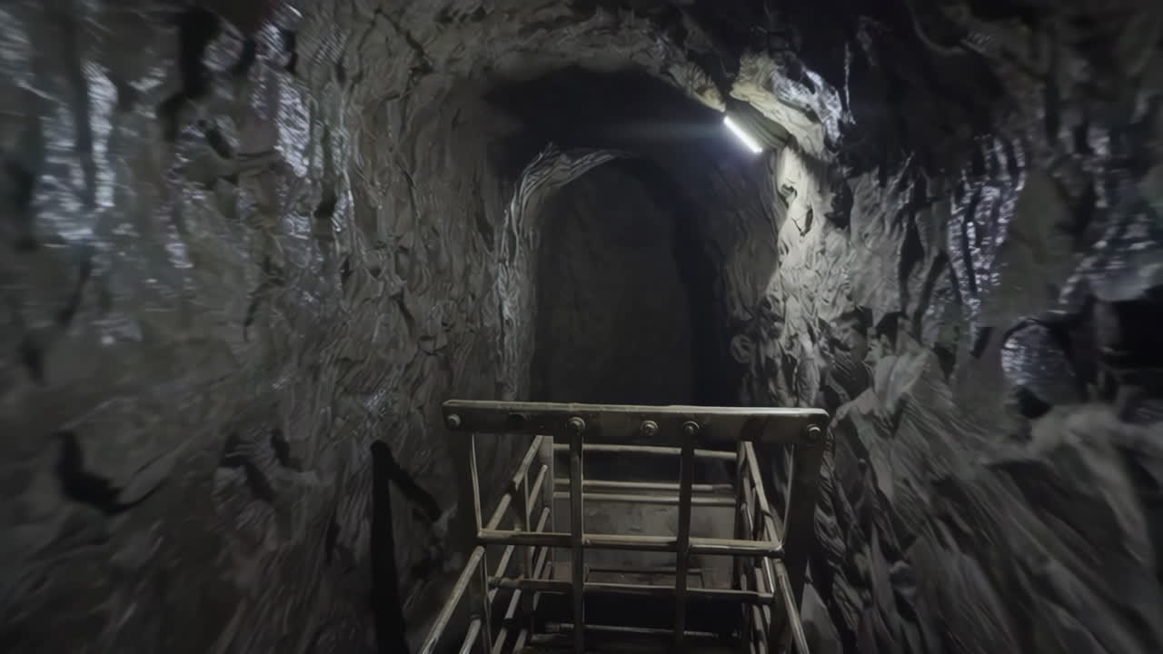 Underground Tunnel with Cart