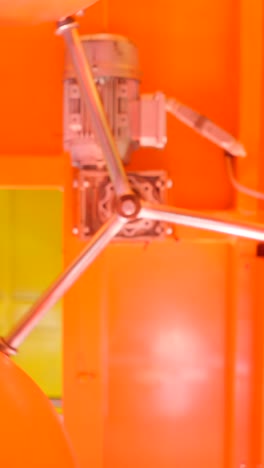 industrial machinery with electric motor