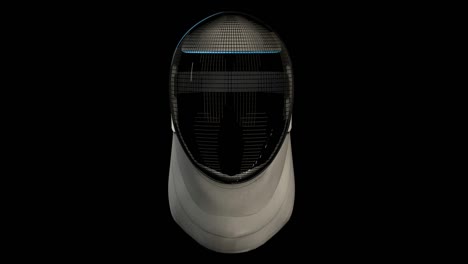 cascos de esgrima clásicos de bucle de rotación de 360°