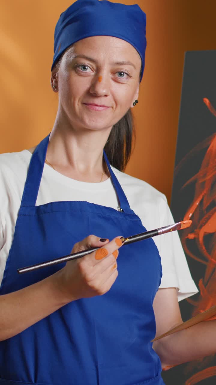 Donna dipinto su tela