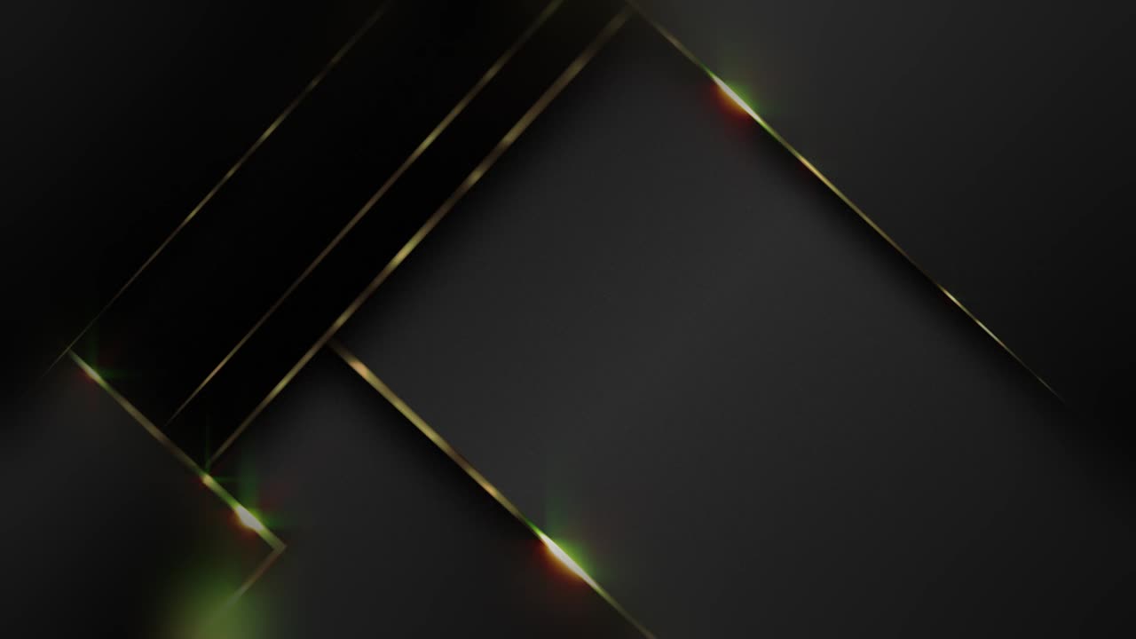 fondo abstractamente geométrico negro y dorado