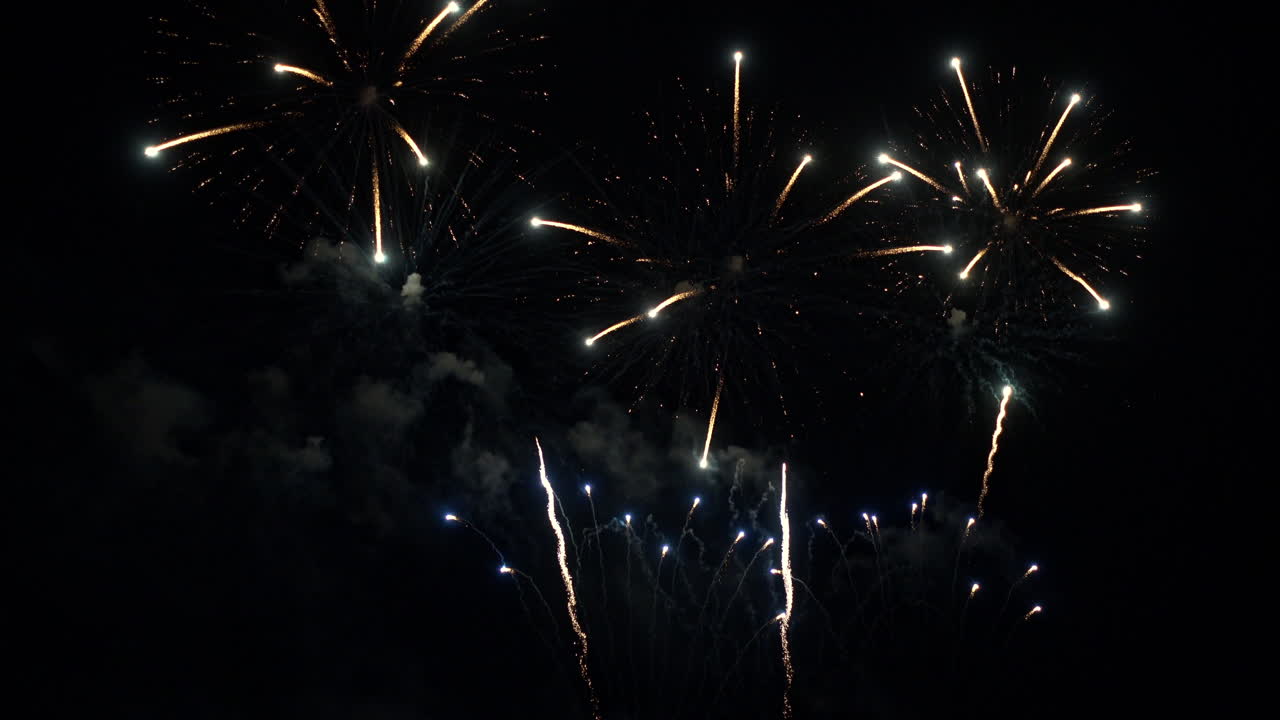 fuegos artificiales de fin de año