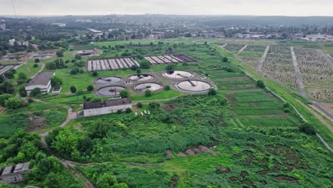 city waste management sewage and water treatment plants