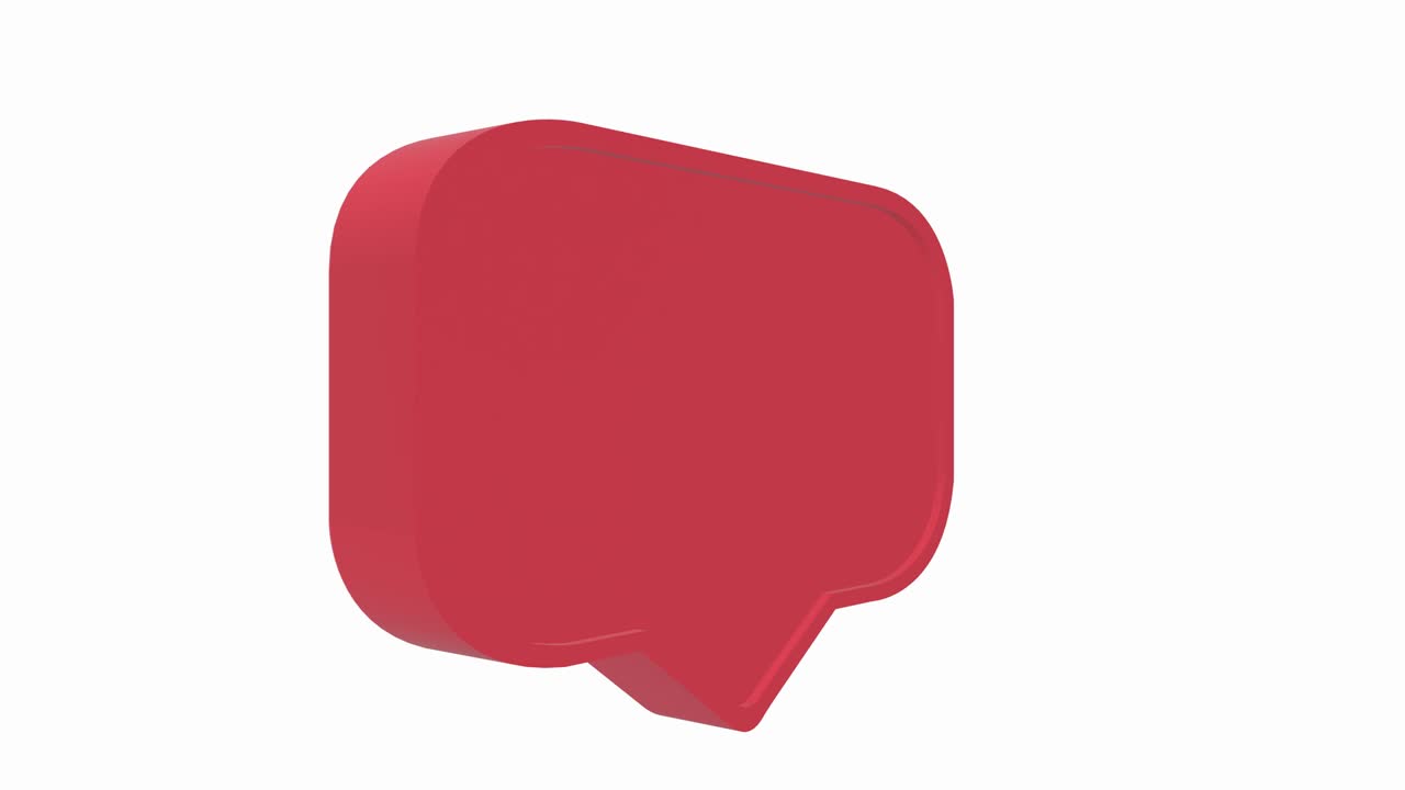 Social media icon in a red shape. New likes increasing concept. Numbers count from 0 to 100