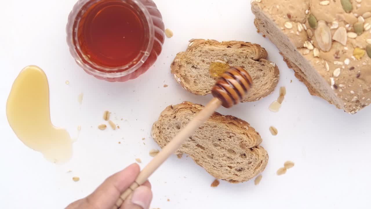 Honey on Whole Wheat Bread
