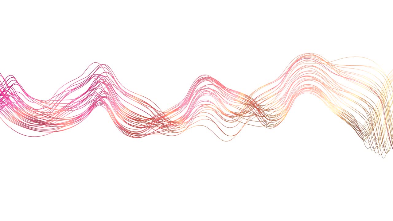 4k 추상적인 파동선