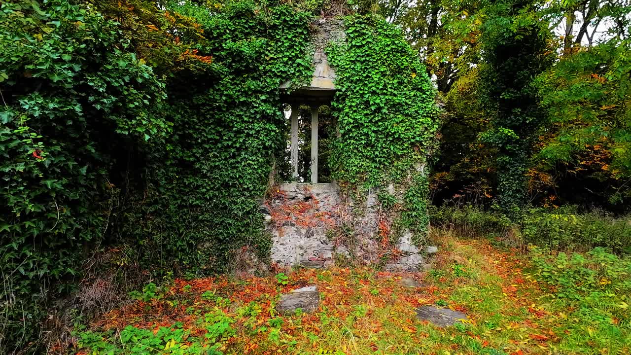 Haunted Ireland window to the past ruined abbey in remote location reported to be haunted