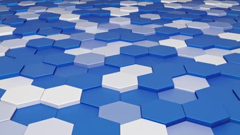 el patrón hexagonal salta, el fondo 4k, el video de bucle de animación cg,