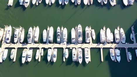 an awesome fly over boat yard docks