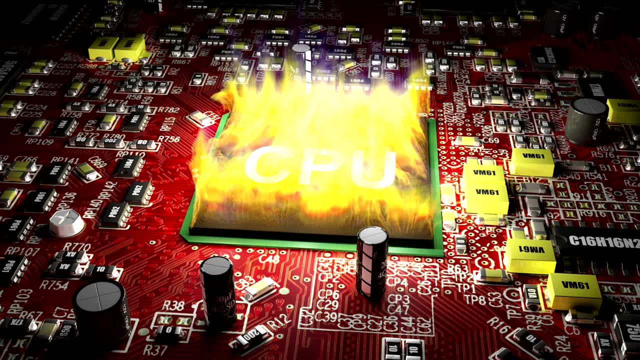 메인보드에 히트 싱크가 없는 cpu, 루프 가능한 cg 애니메이션, 4k