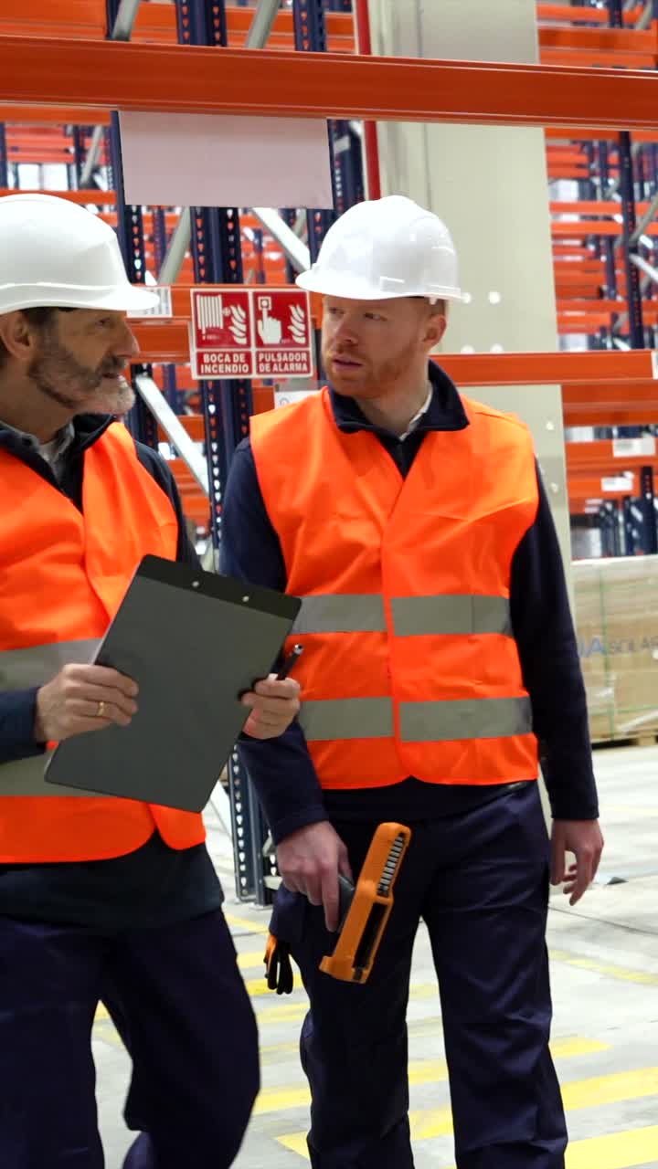 Warehouse Workers in Safety Gear