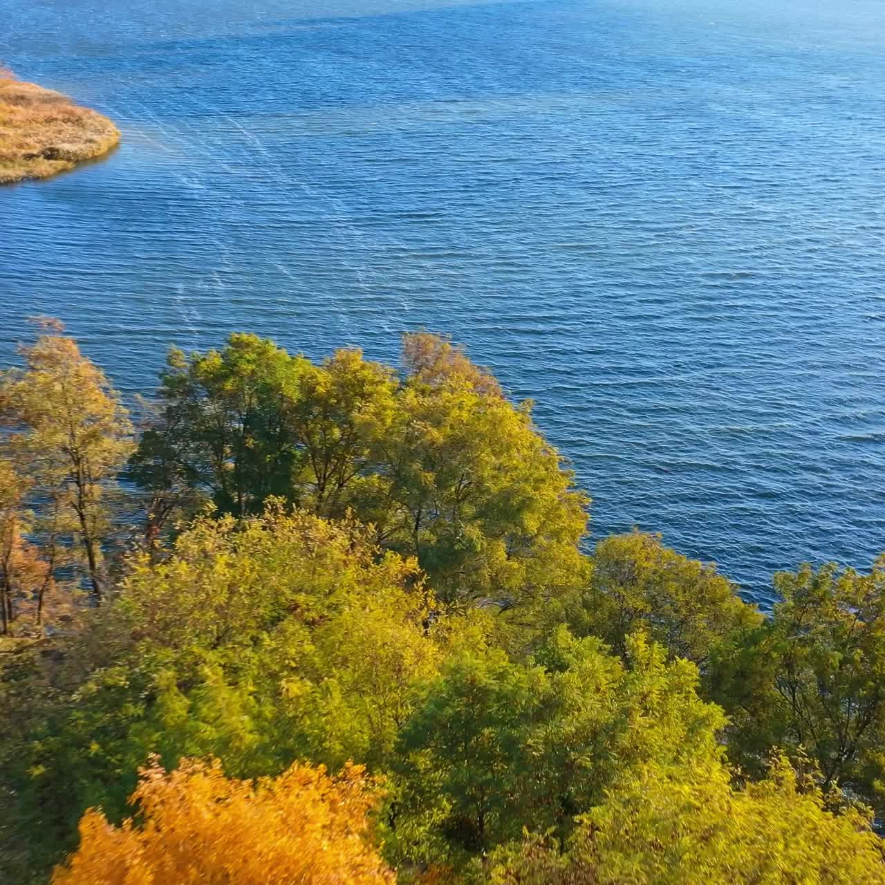 Lake and Trees in Autumn