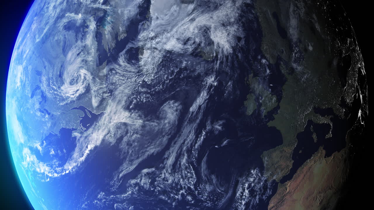 우주, 도시와 우주에서 지구의  ⁇