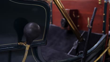 antique car interior details