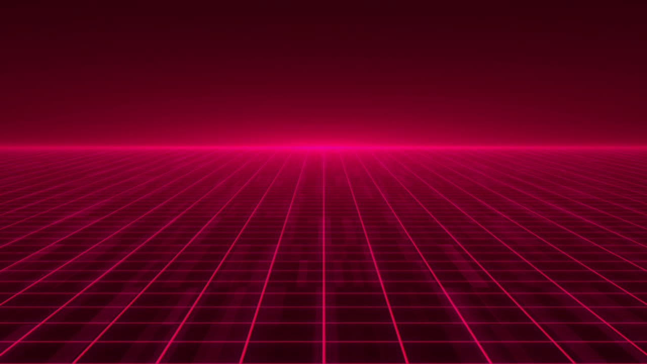 레트로 스타일: 80년대 sf 배경, 푸른 레이저 그리드와 함께 미래주의, 80년대 디지털 사이버 서퍼스 스타일