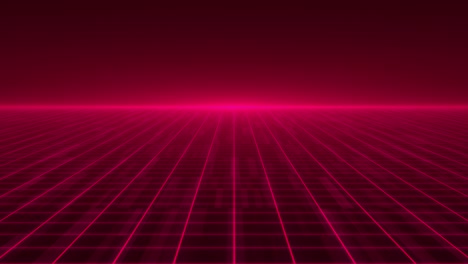 el estilo retro de los años 80 es un fondo de ciencia ficción futurista con cuadrícula láser azul. el estilo cybersurface digital de los años 80.
