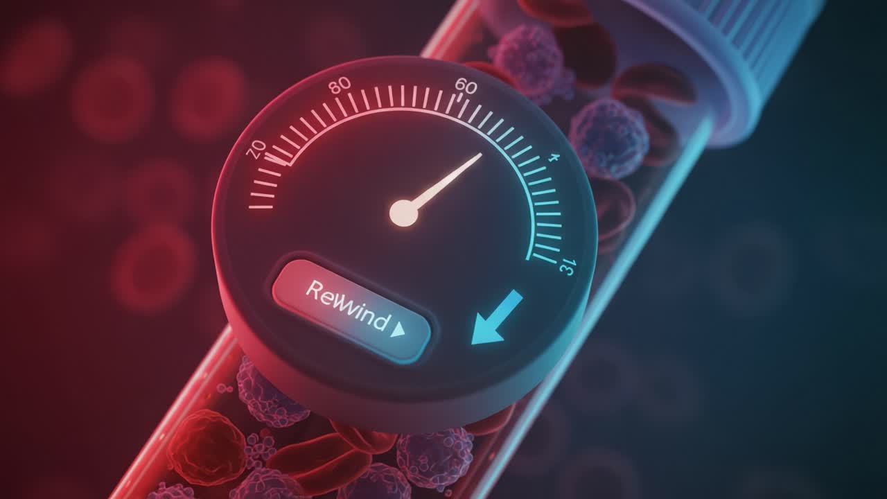 Exploring the Concept of Time with a Gauge in a Test Tube: A Fascinating Visualization of Blood Components and Scientific Measurement