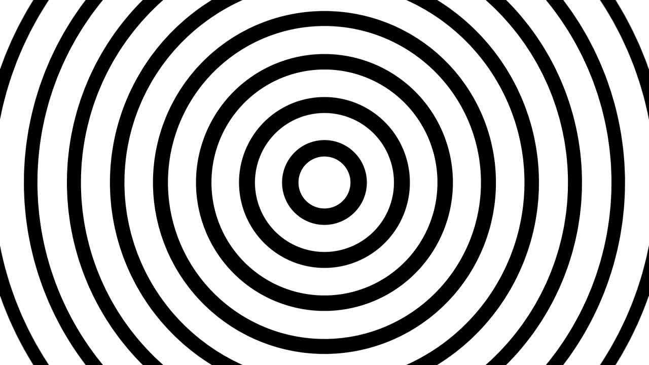 fondo hipnótico radial circular bucle sin fin