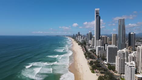 Aerial-view-showing-Australia's-iconic-Gold-Coast-waterways-and-urban-sprawl-on-a-clear-day