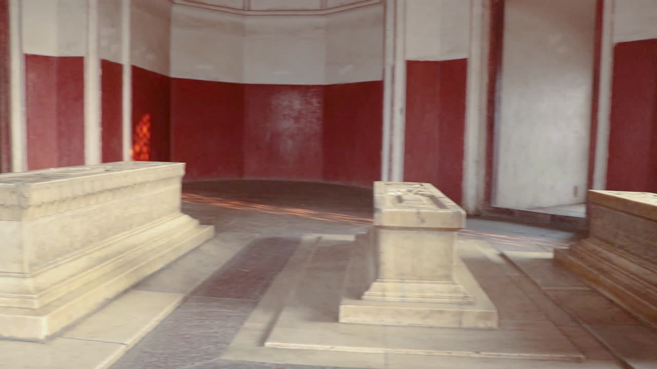 cementerios dentro de la tumba de humayun en la mañana desde una perspectiva única