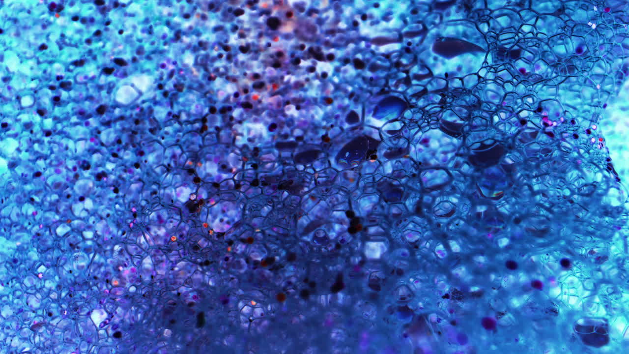 추상적인 거품 구조