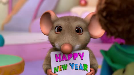 happy new year mouse