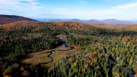 Winding-River-in-New-England-Forest-during-fall