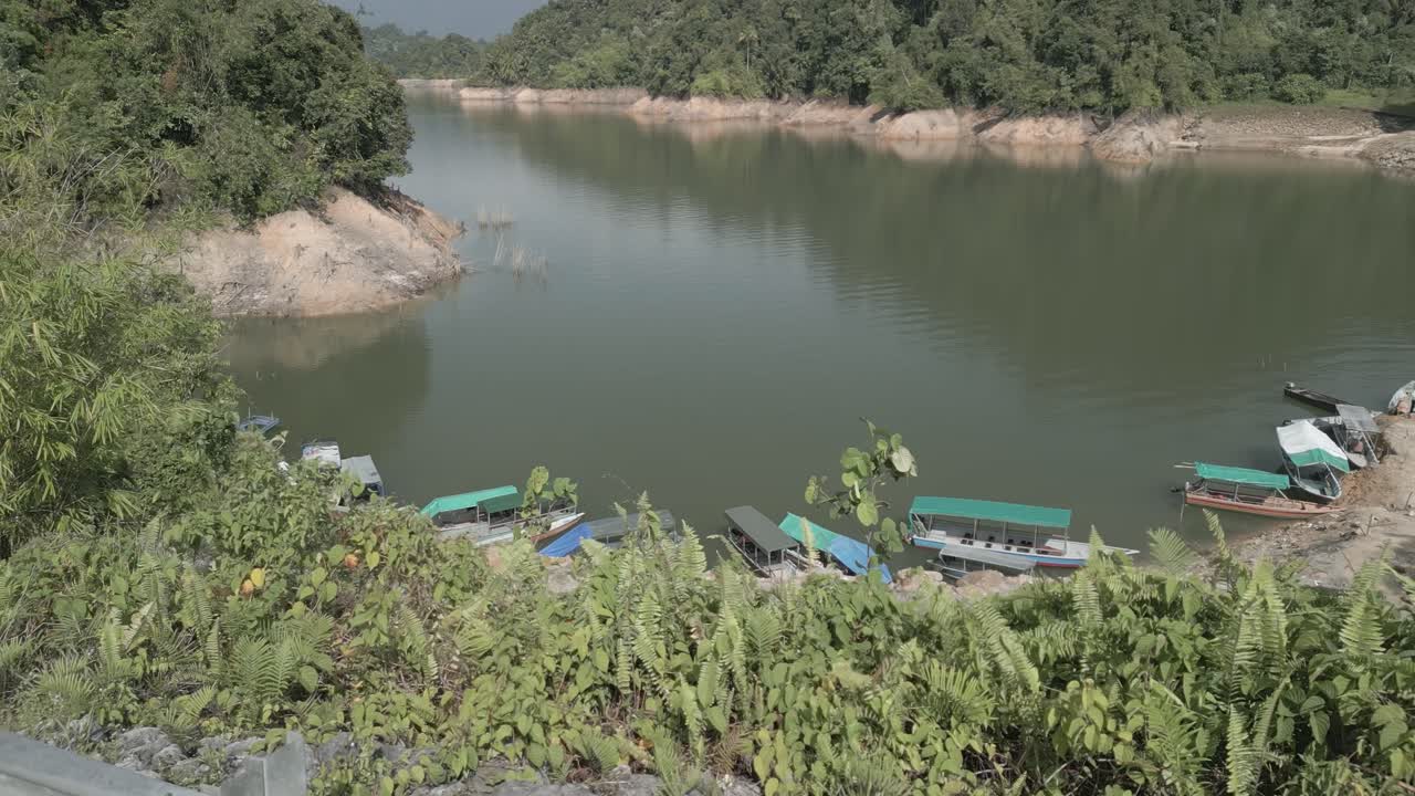 Bengoh Dam,Sarawak-Kalimantan borders,with a scenic boat ride to Bengoh Dam by Susung Waterfall and other cascading wonders, drawing local resemblance to the junglesof "Jurassic World."