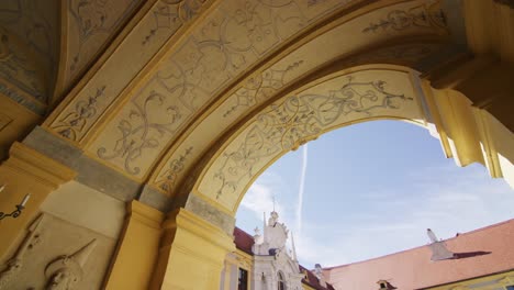 access arch to dürnstein abbey