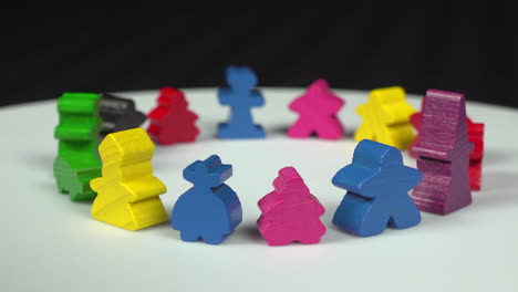 carcassonne board game tiles in detail