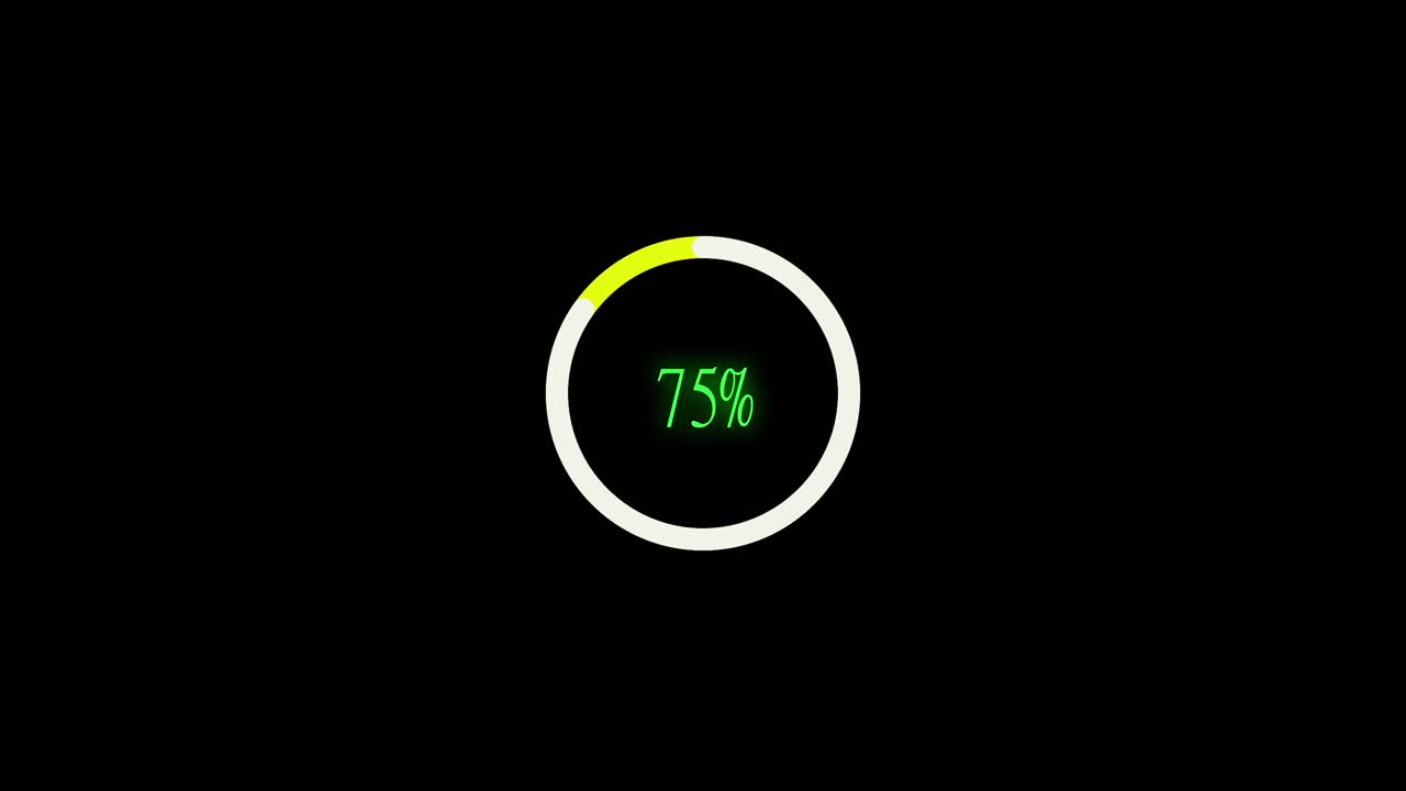 Dashboard Presentation finance circular loader information progress loader