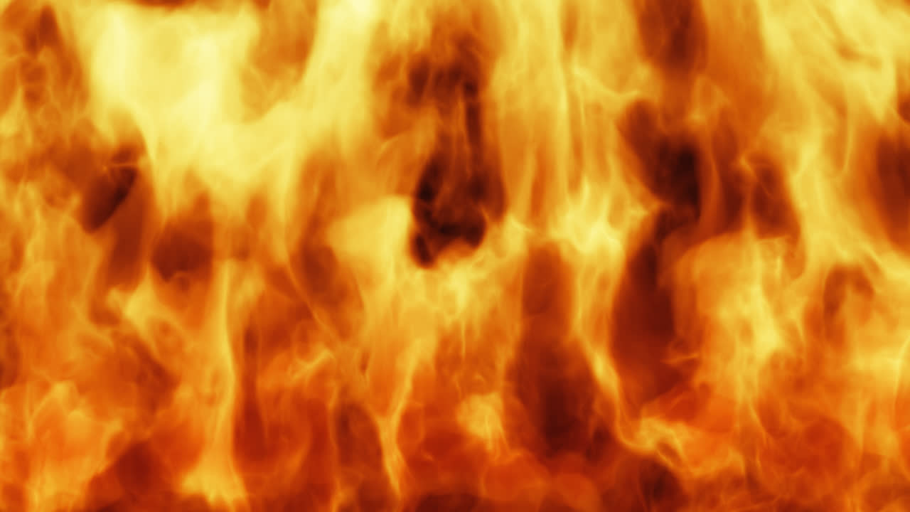 Dynamiske ildflammer, der stiger og forsvinder