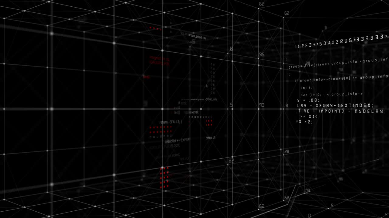 PNG Alpha.Looping technology HUD with abstract programming data code. Sci Fi Futuristic cyberspace.Digital infographic.Hi speed data transfer.Type 2