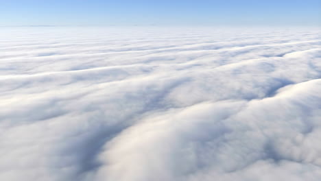 a beautiful aerial view of clouds