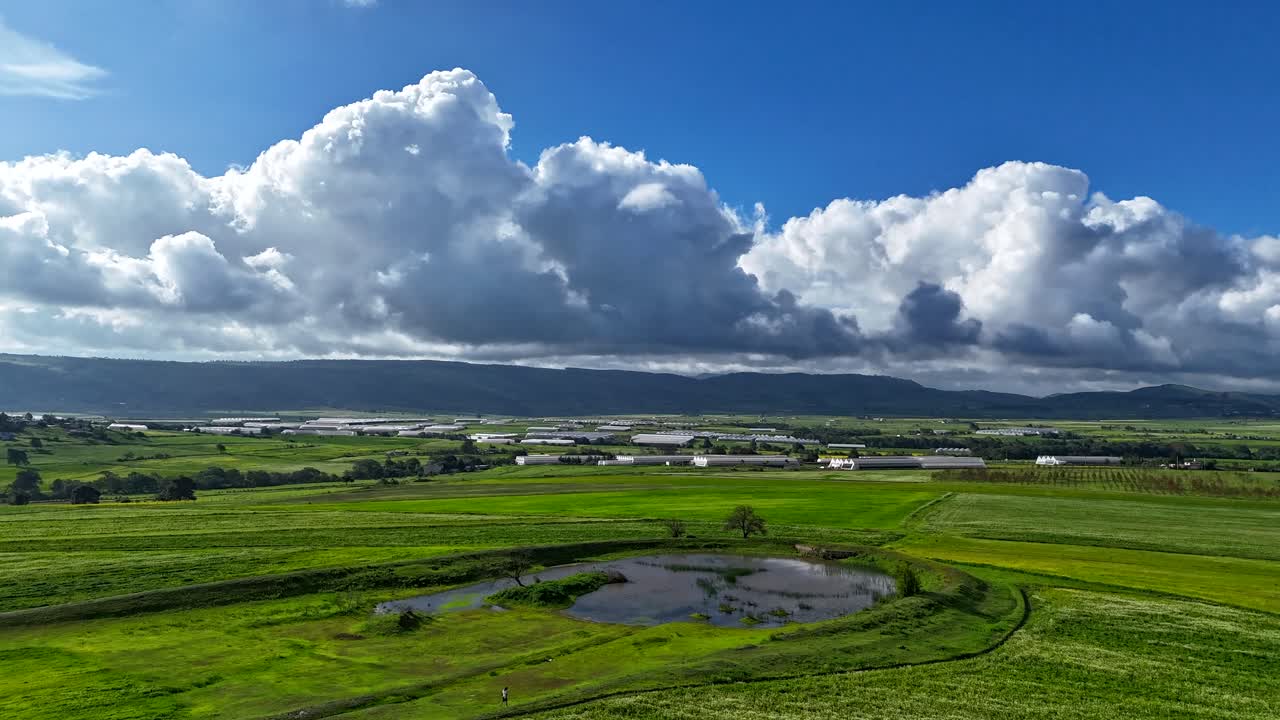 Breathtaking Mexico Landscape: Cloud Hyperlapse from Above