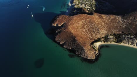 Costa-De-La-Península-De-Baja-Desde-Arriba