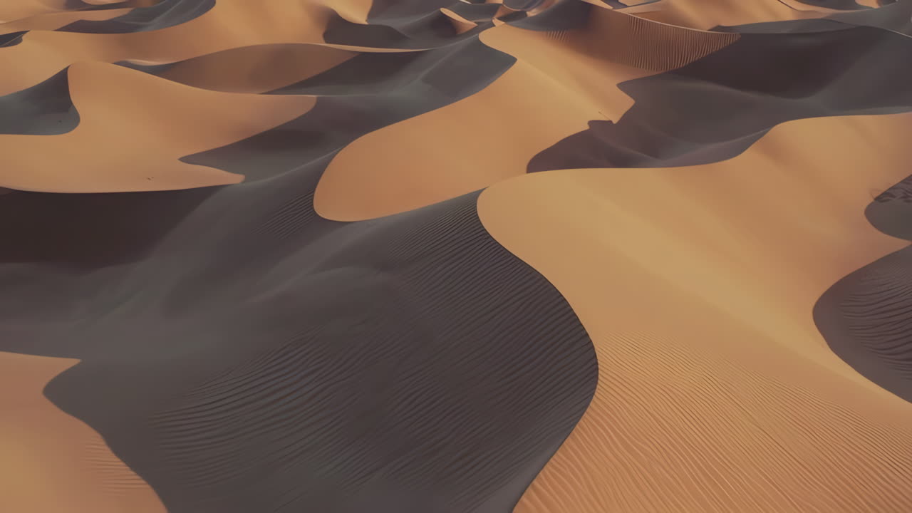 las dunas de arena del desierto