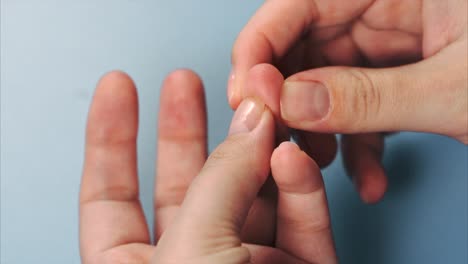 finger prick blood test