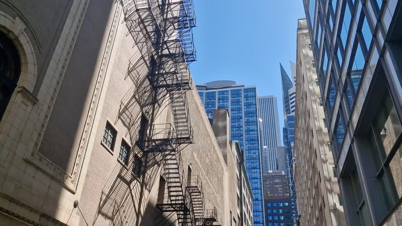 City Buildings and Fire Escapes