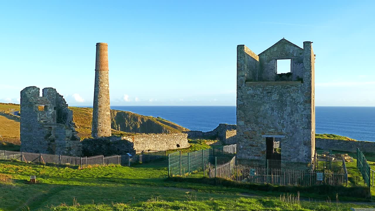 Ireland Epic Locations Tankardstown Copper Coast Waterford old copper mine buildings on a calm winter morning