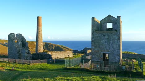 ireland epic locations tankardstown copper coast waterford old copper mine buildings on a calm winter morning