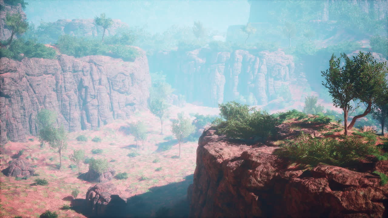 시에라 네바다 레드 록 캐니언 산맥 전망