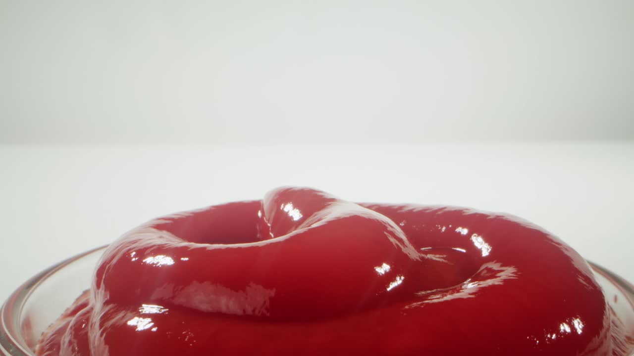 Primo piano di ketchup